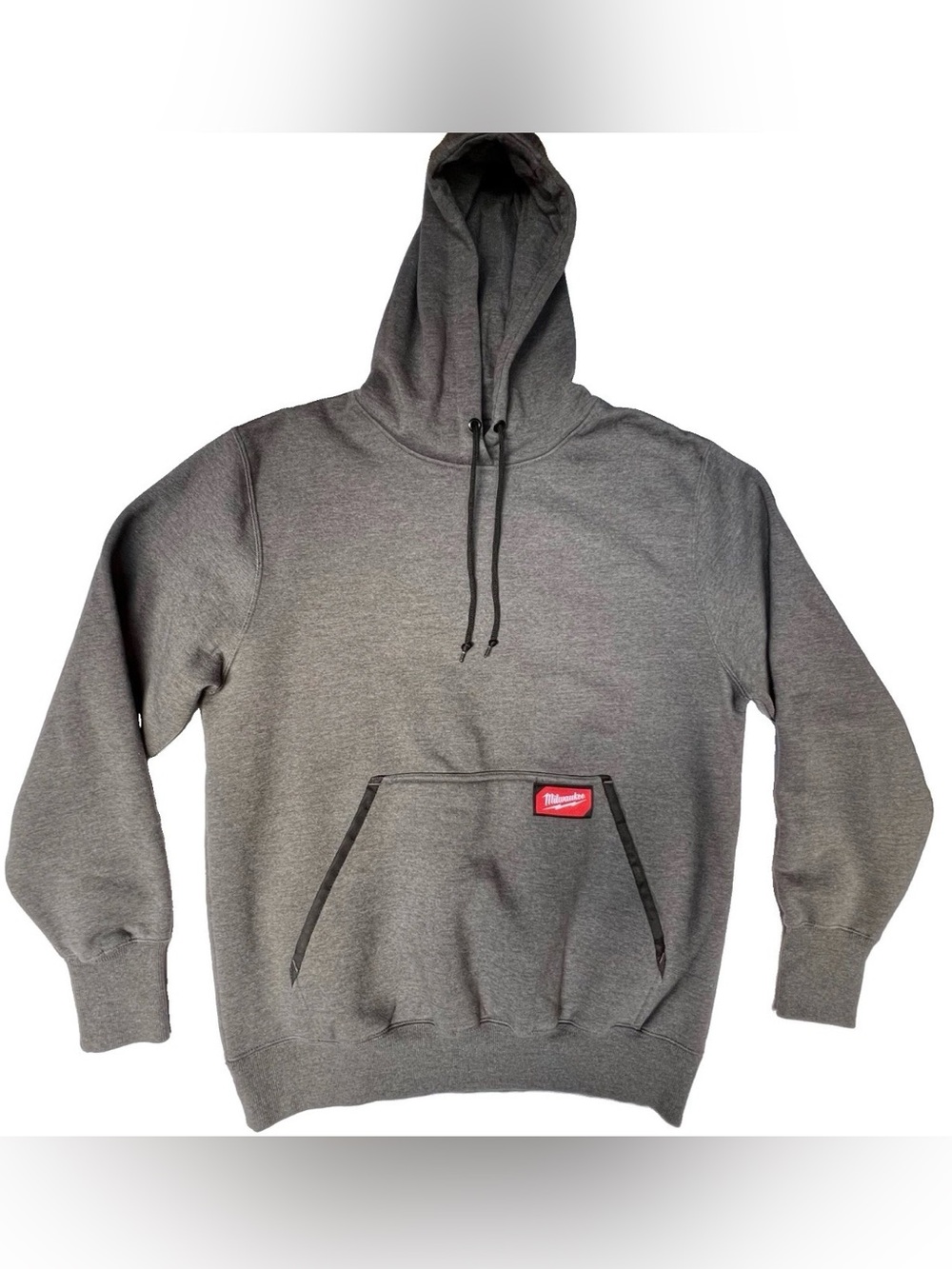 Milwaukee Gray Midweight Pullover Hoodie Mens Medium Workwear Sweatshirt Pocket
